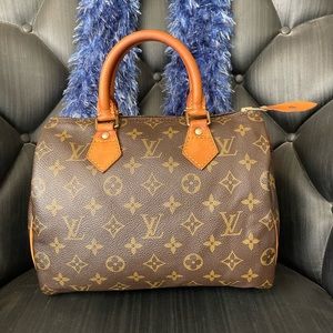 Louis Vuitton Monogram Speedy 25 Hand Bag